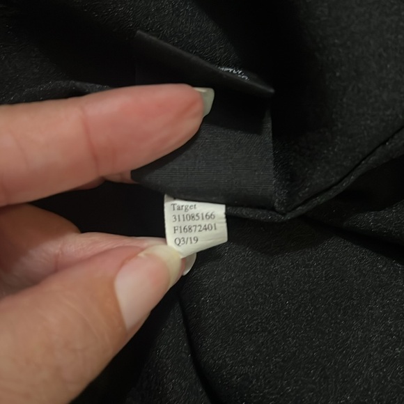 Who What Wear Black & White Halter Midi Dress Size S Whimsigoth Grunge 90’s - Picture 14 of 14